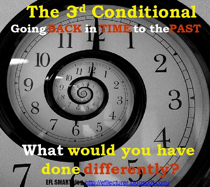 The rd 3 Conditional Going BACK in TIME to the. PAST What would you