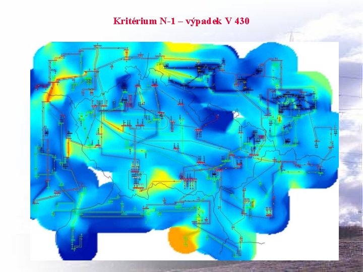 Kritérium N-1 – výpadek V 430 