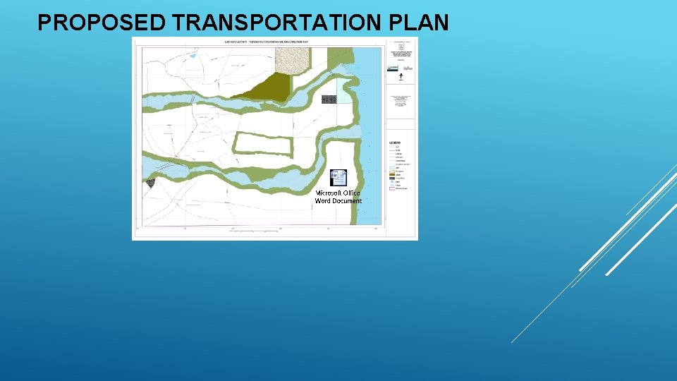 PROPOSED TRANSPORTATION PLAN 