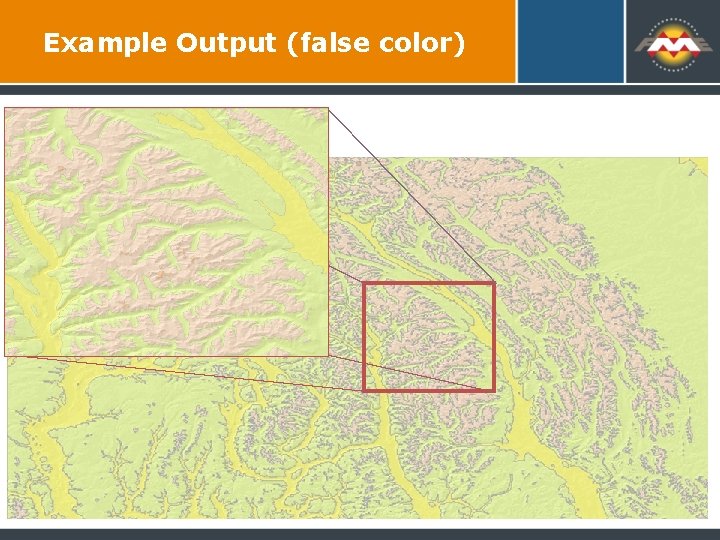 Example Output (false color) 