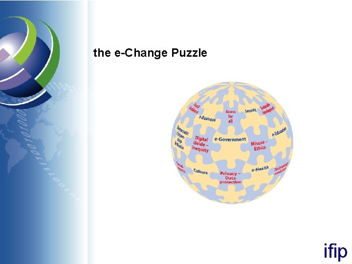 the e-Change Puzzle ifip 