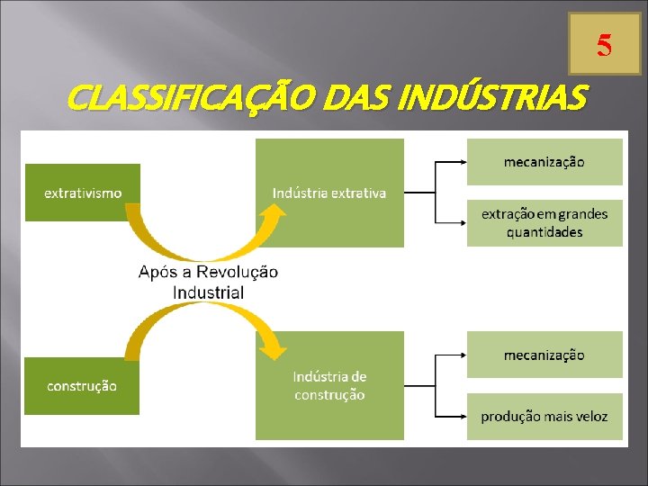 5 CLASSIFICAÇÃO DAS INDÚSTRIAS 