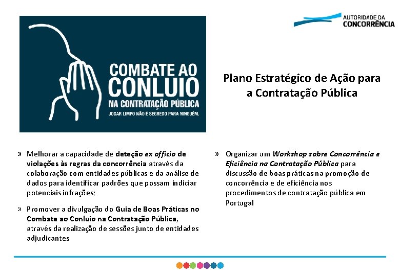 Plano Estratégico de Ação para a Contratação Pública » Melhorar a capacidade de deteção