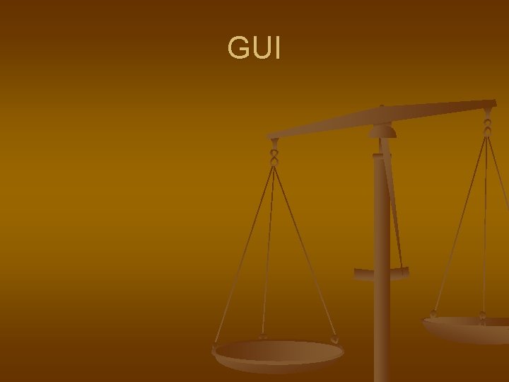 GUI 