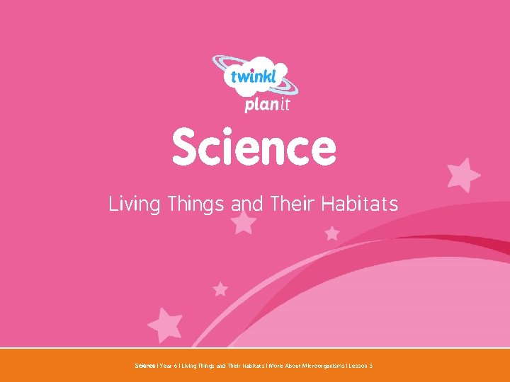 Science Living Things and Their Habitats Year One Science | Year 6 | Living
