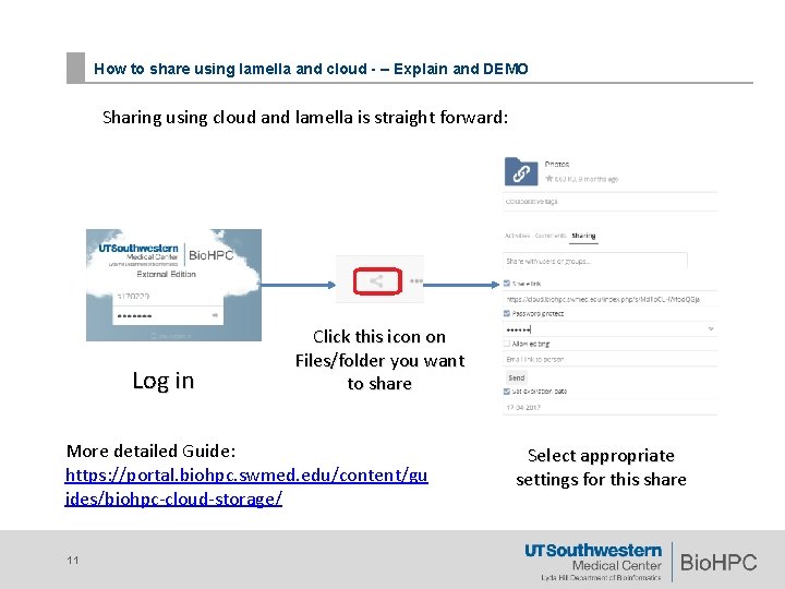 How to share using lamella and cloud - – Explain and DEMO Sharing using How to share using lamella and cloud - – Explain and DEMO Sharing using