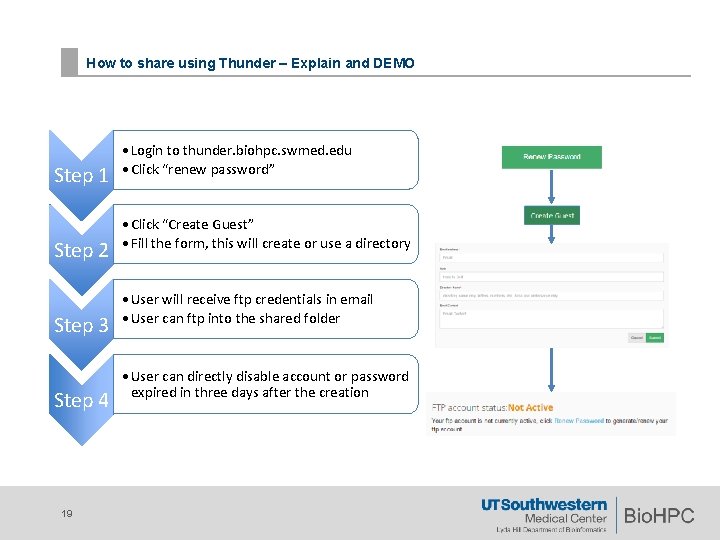 How to share using Thunder – Explain and DEMO Step 1 Step 2 Step How to share using Thunder – Explain and DEMO Step 1 Step 2 Step