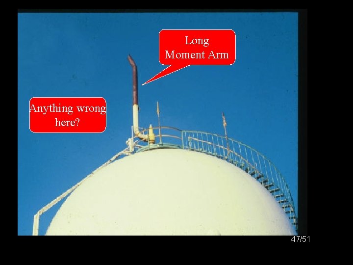 ? ? Long Moment. Long. Arm Moment Arm Anything wrong here? 47/51 