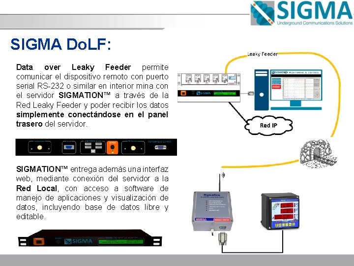 SIGMA Do. LF: Data over Leaky Feeder permite comunicar el dispositivo remoto con puerto