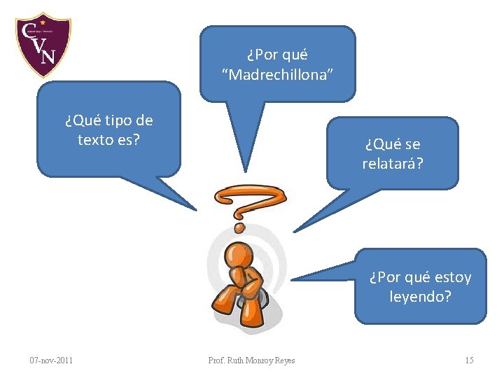 ¿Por qué “Madrechillona” ¿Qué tipo de texto es? ¿Qué se relatará? ¿Por qué estoy ¿Por qué “Madrechillona” ¿Qué tipo de texto es? ¿Qué se relatará? ¿Por qué estoy