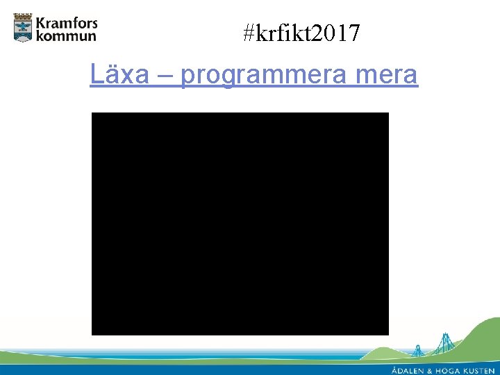 #krfikt 2017 Läxa – programmera 