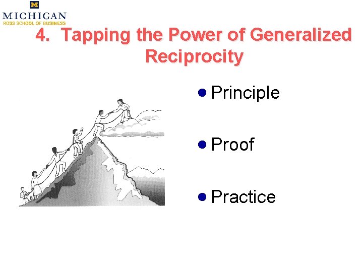 4. Tapping the Power of Generalized Reciprocity · Principle · Proof · Practice 