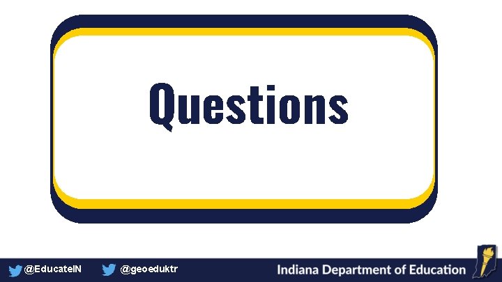 Questions @Educate. IN @geoeduktr 