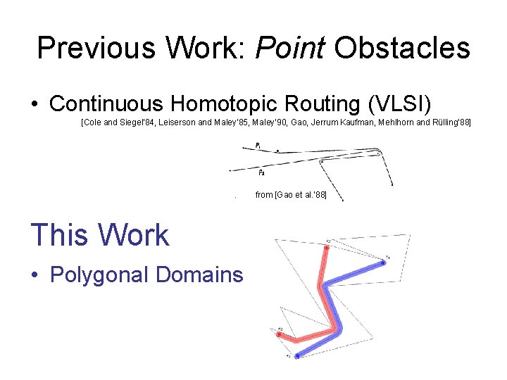 Thick Paths and MinimumCost Flows in Polygonal Domains