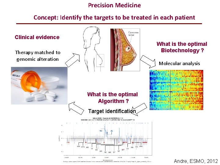 Precision Medicine Concept: Identify the targets to be treated in each patient Clinical evidence