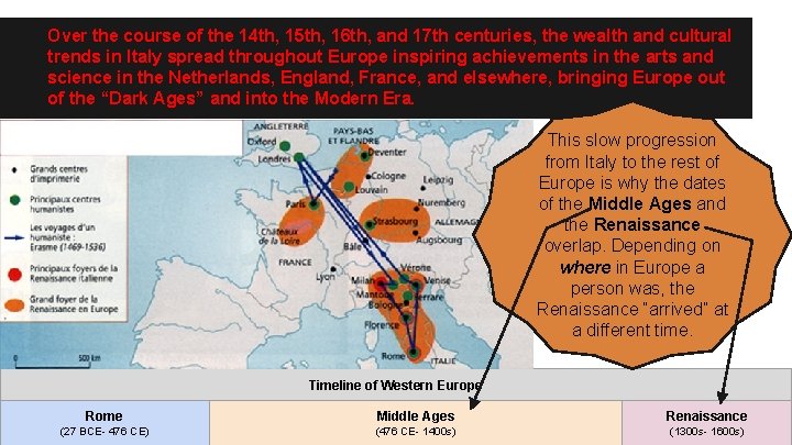 Over the course of the 14 th, 15 th, 16 th, and 17 th