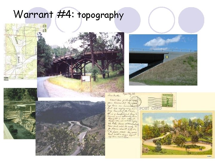 Warrant #4: topography 14 