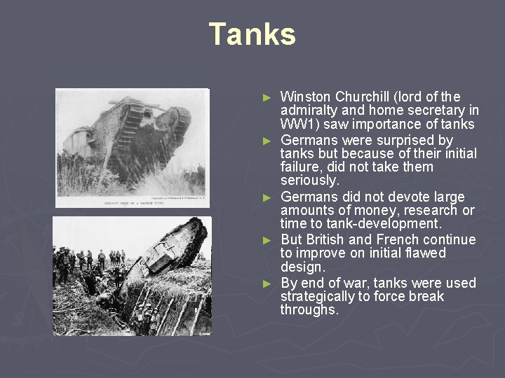 Tanks ► ► ► Winston Churchill (lord of the admiralty and home secretary in