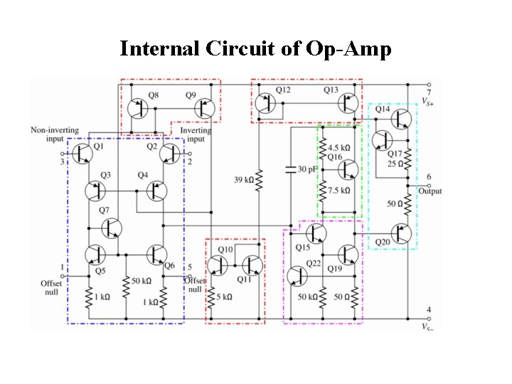Internal Circuit of Op-Amp 