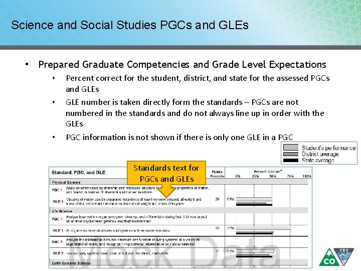 Science and Social Studies PGCs and GLEs • Prepared Graduate Competencies and Grade Level Science and Social Studies PGCs and GLEs • Prepared Graduate Competencies and Grade Level