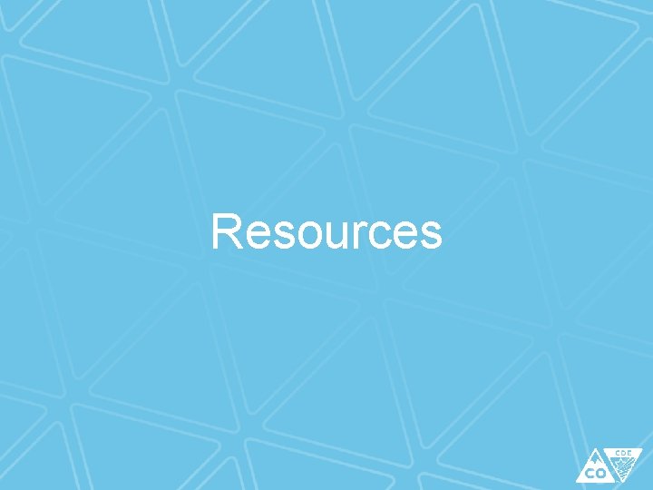 Resources Resources