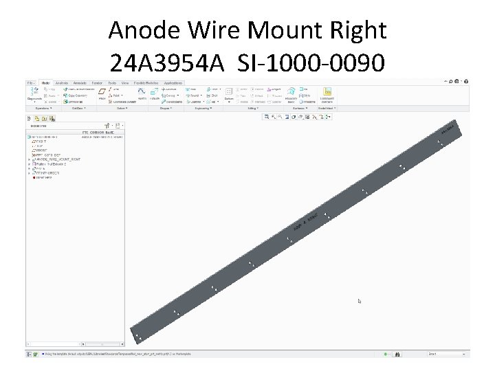 Anode Wire Mount Right 24 A 3954 A SI-1000 -0090 