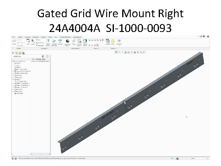 Gated Grid Wire Mount Right 24 A 4004 A SI-1000 -0093 