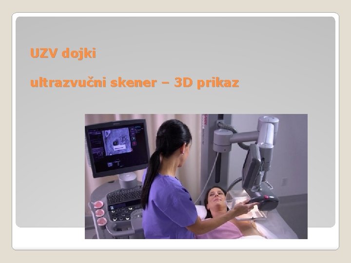 UZV dojki ultrazvučni skener – 3 D prikaz UZV dojki ultrazvučni skener – 3 D prikaz