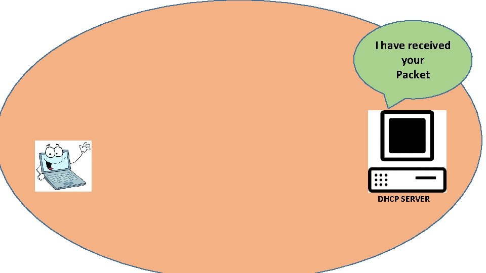I have received your Packet DHCP SERVER 