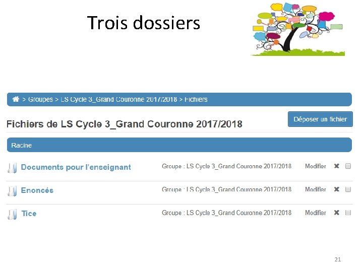 Trois dossiers 21 Trois dossiers 21