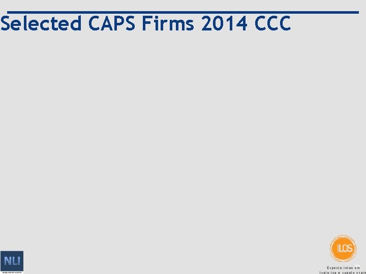 Selected CAPS Firms 2014 CCC 23 