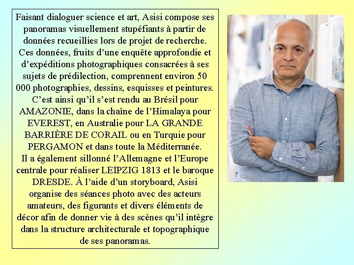 Faisant dialoguer science et art, Asisi compose ses panoramas visuellement stupéfiants à partir de