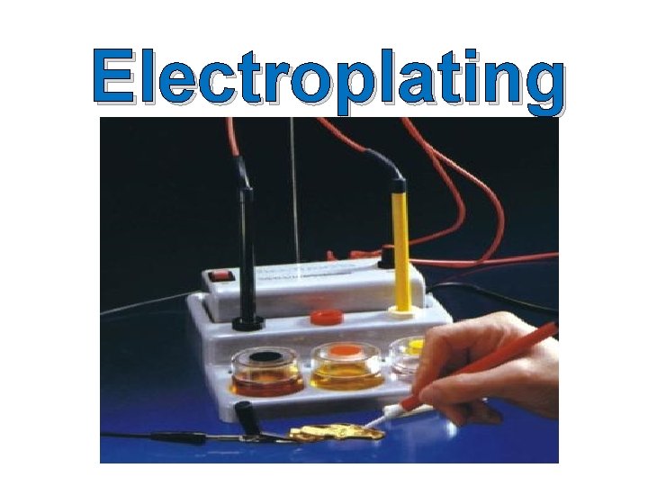 Electroplating 