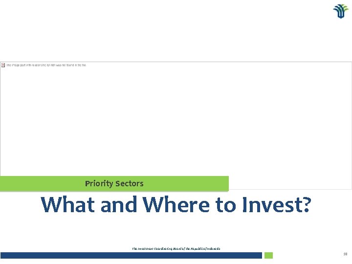 Priority Sectors What and Where to Invest? The Investment Coordinating Board of the Republic