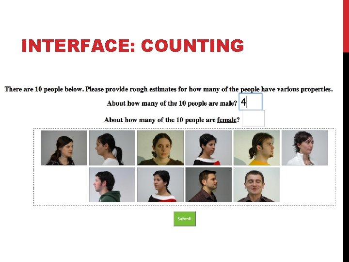 INTERFACE: COUNTING 