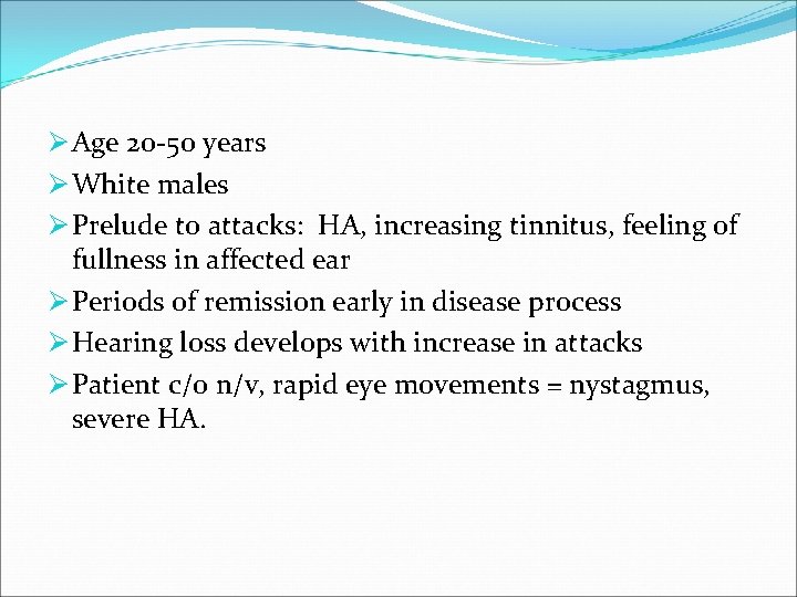 Ø Age 20 -50 years Ø White males Ø Prelude to attacks: HA, increasing