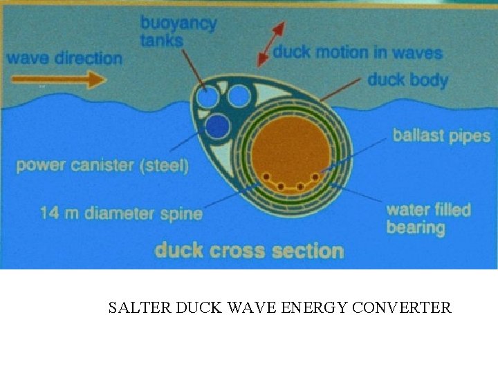 SALTER DUCK WAVE ENERGY CONVERTER 