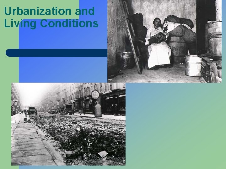 Urbanization and Living Conditions 