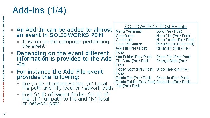 3 DS. COM/SOLIDWORKS © Dassault Systèmes | Confidential Information | 2/1/16 | ref. :