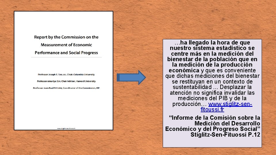 …ha llegado la hora de que nuestro sistema estadístico se centre más en la