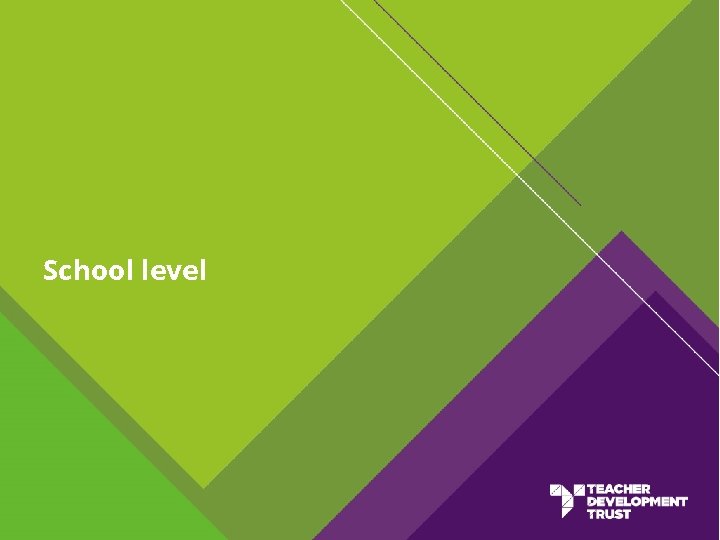 School level School level