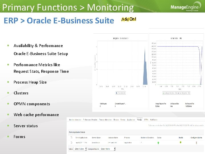 Primary Functions > Monitoring ERP > Oracle E-Business Suite Availability & Performance Oracle E-Business