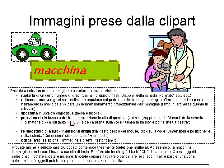 Immagini prese dalla clipart macchina Provate a selezionare un immagine e a variarne le