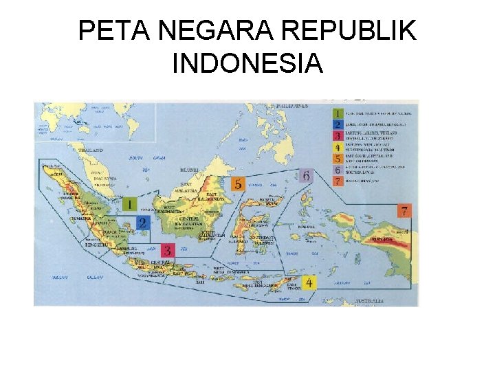 PETA NEGARA REPUBLIK INDONESIA 
