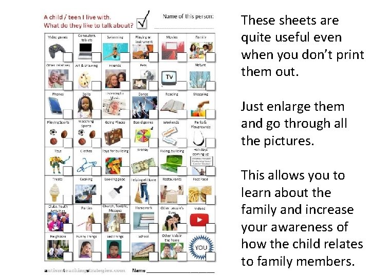These sheets are quite useful even when you don’t print them out. Just enlarge These sheets are quite useful even when you don’t print them out. Just enlarge