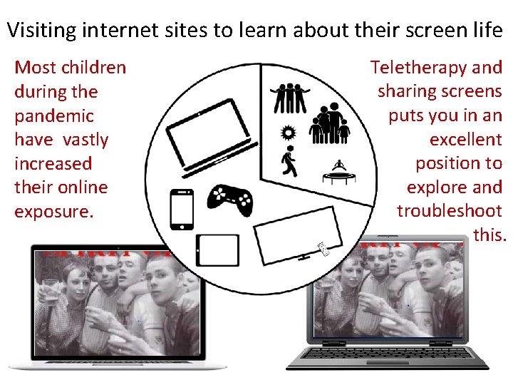 Visiting internet sites to learn about their screen life Most children during the pandemic Visiting internet sites to learn about their screen life Most children during the pandemic