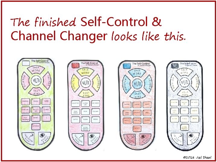 The finished Self-Control & Channel Changer looks like this. © 2018 Joel Shaul The finished Self-Control & Channel Changer looks like this. © 2018 Joel Shaul