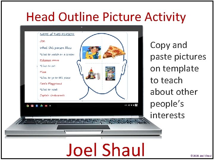 Head Outline Picture Activity Copy and paste pictures on template to teach about other Head Outline Picture Activity Copy and paste pictures on template to teach about other