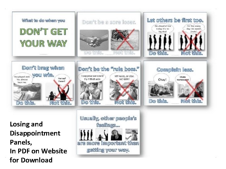 Losing and Disappointment Panels, In PDF on Website for Download Losing and Disappointment Panels, In PDF on Website for Download