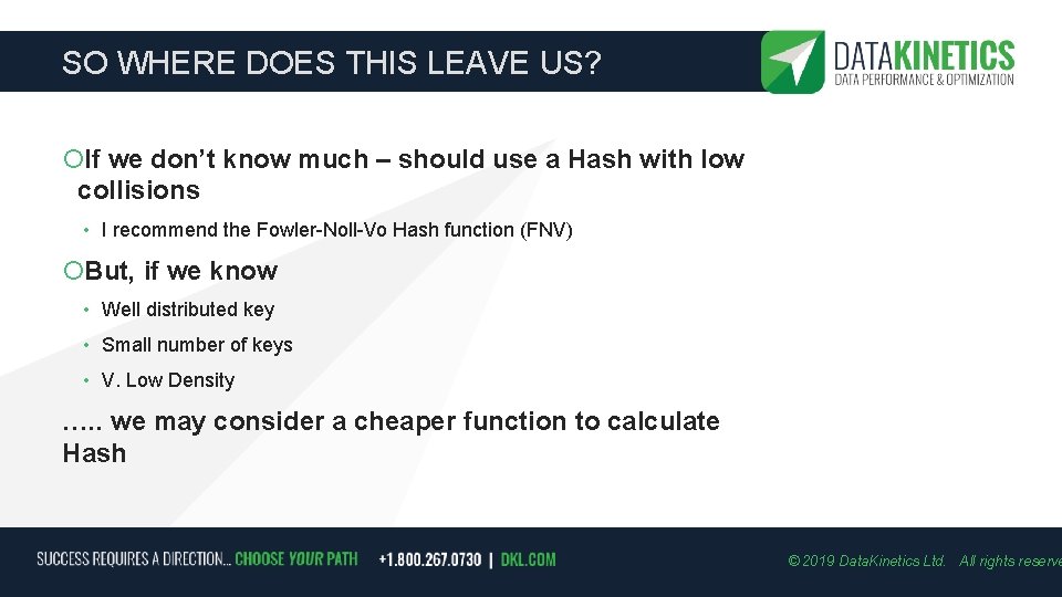 SO WHERE DOES THIS LEAVE US? If we don’t know much – should use